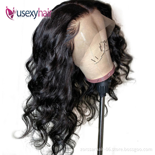 Cheap human hair lace wig vendor body wave frontal lace istanbul wig women transparent human hair short lace front wigs